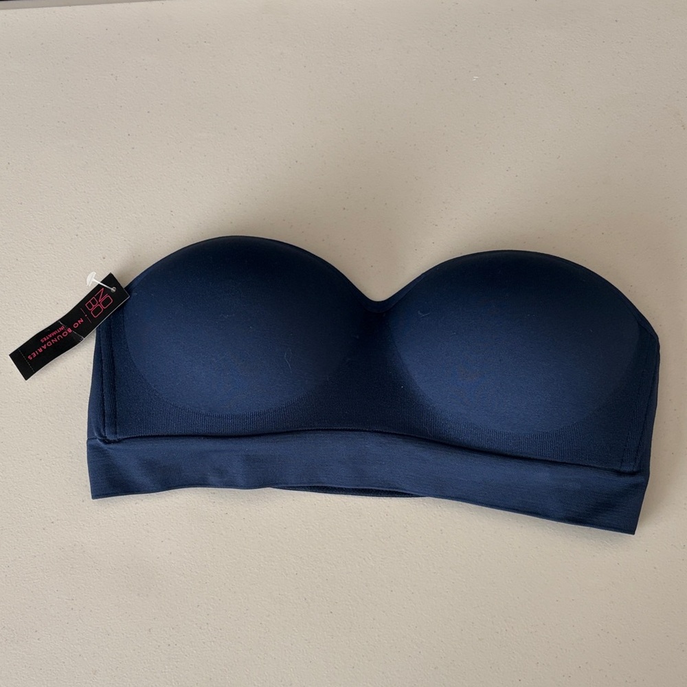 NWT Bandeau Molded Cup Bra Sz Lg